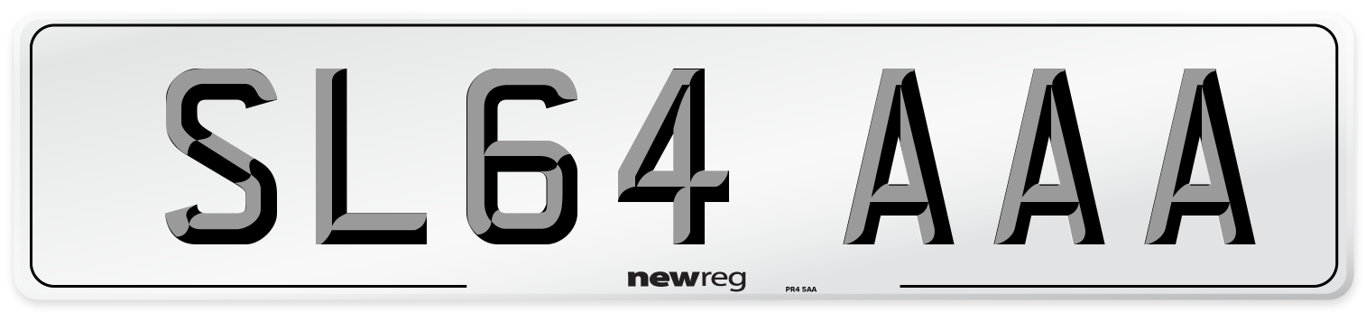 SL64 AAA Number Plate from New Reg